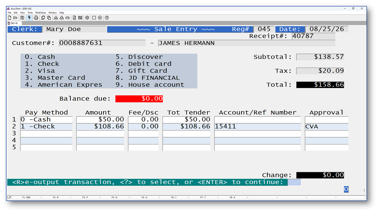 PAYMENT METHODS